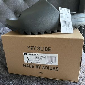 Original Yeezy slides size 8 Mens fits Women also